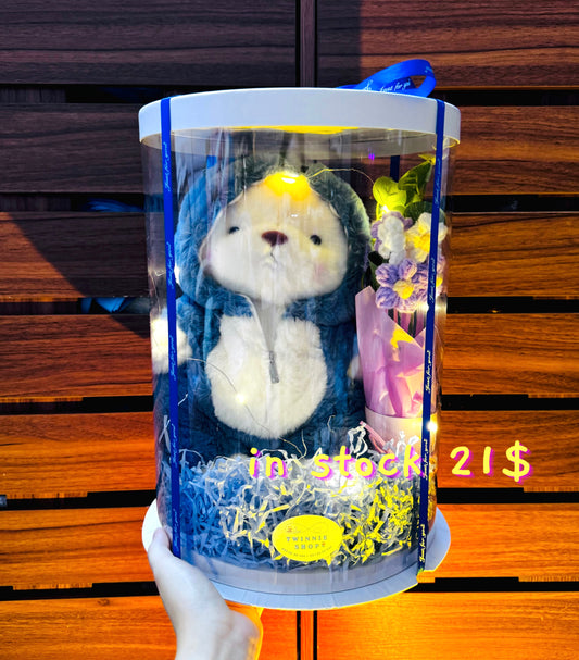 BB | Shark bear flower set