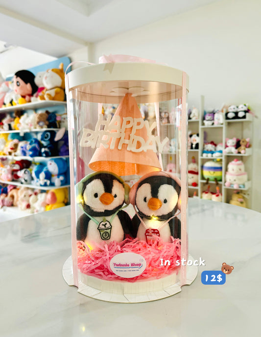 KCB | Penguin birthday couple set