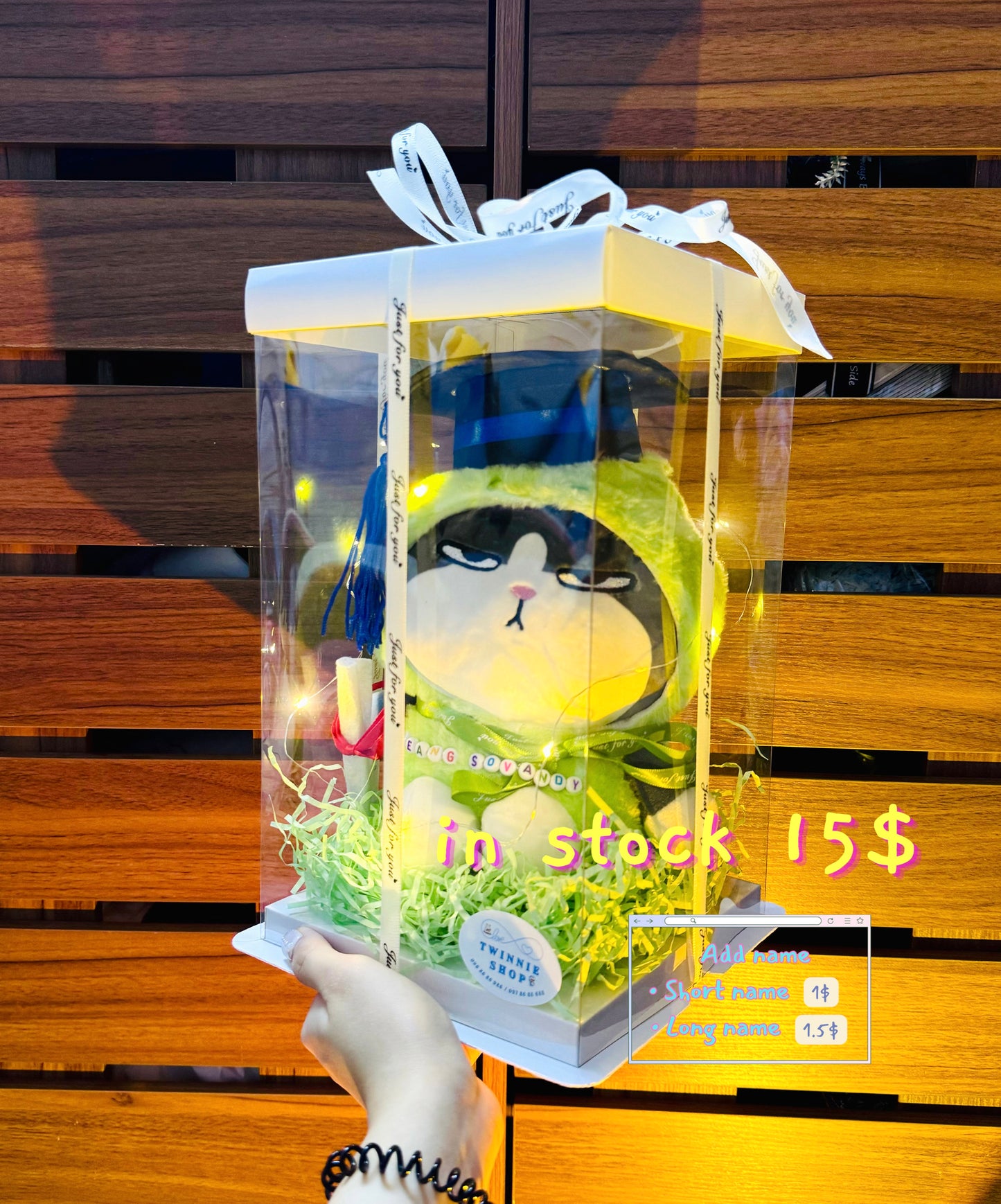 GRA | Colorful cat graduate gift set