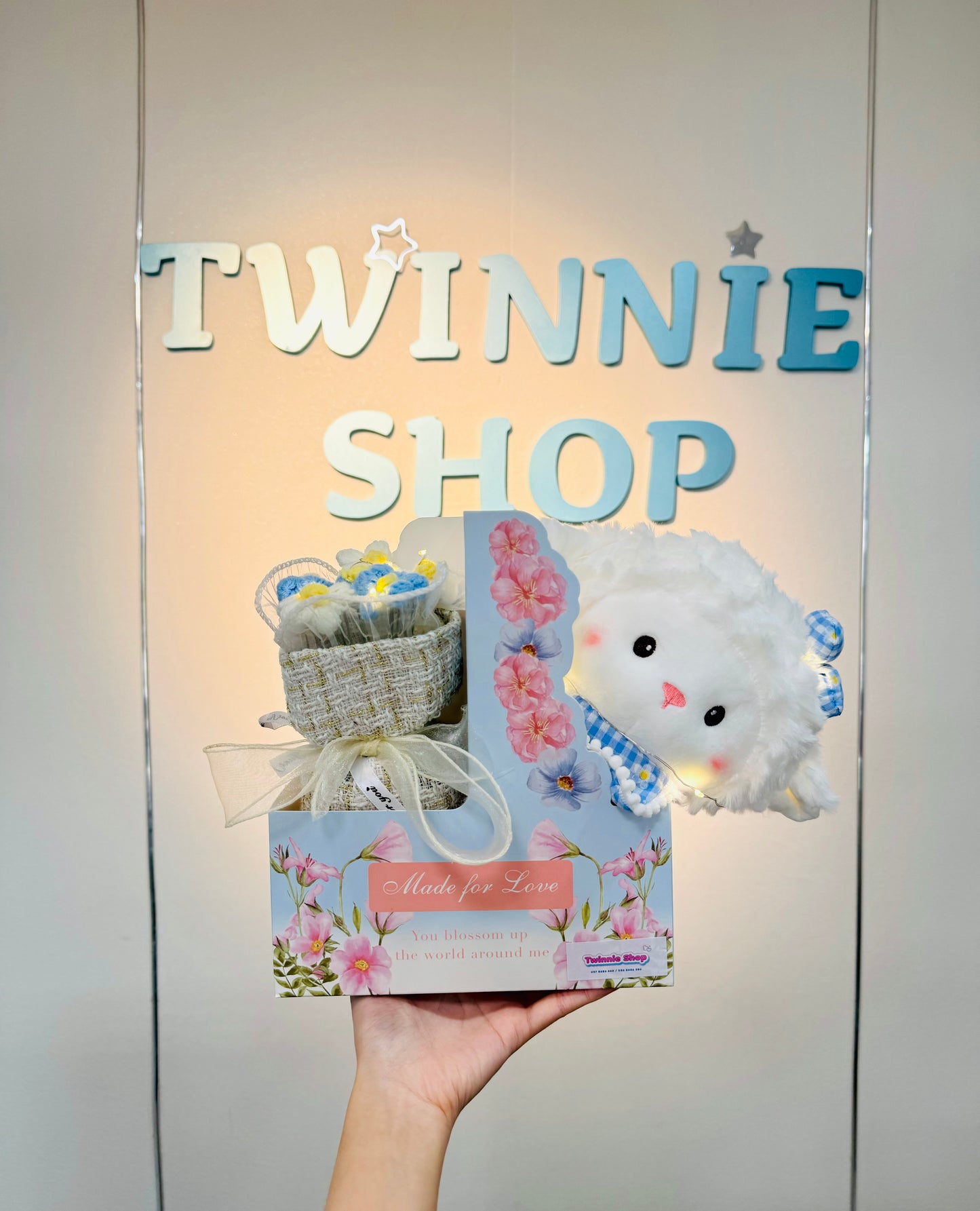 SRBFW | Sheep flower bunch gift bag