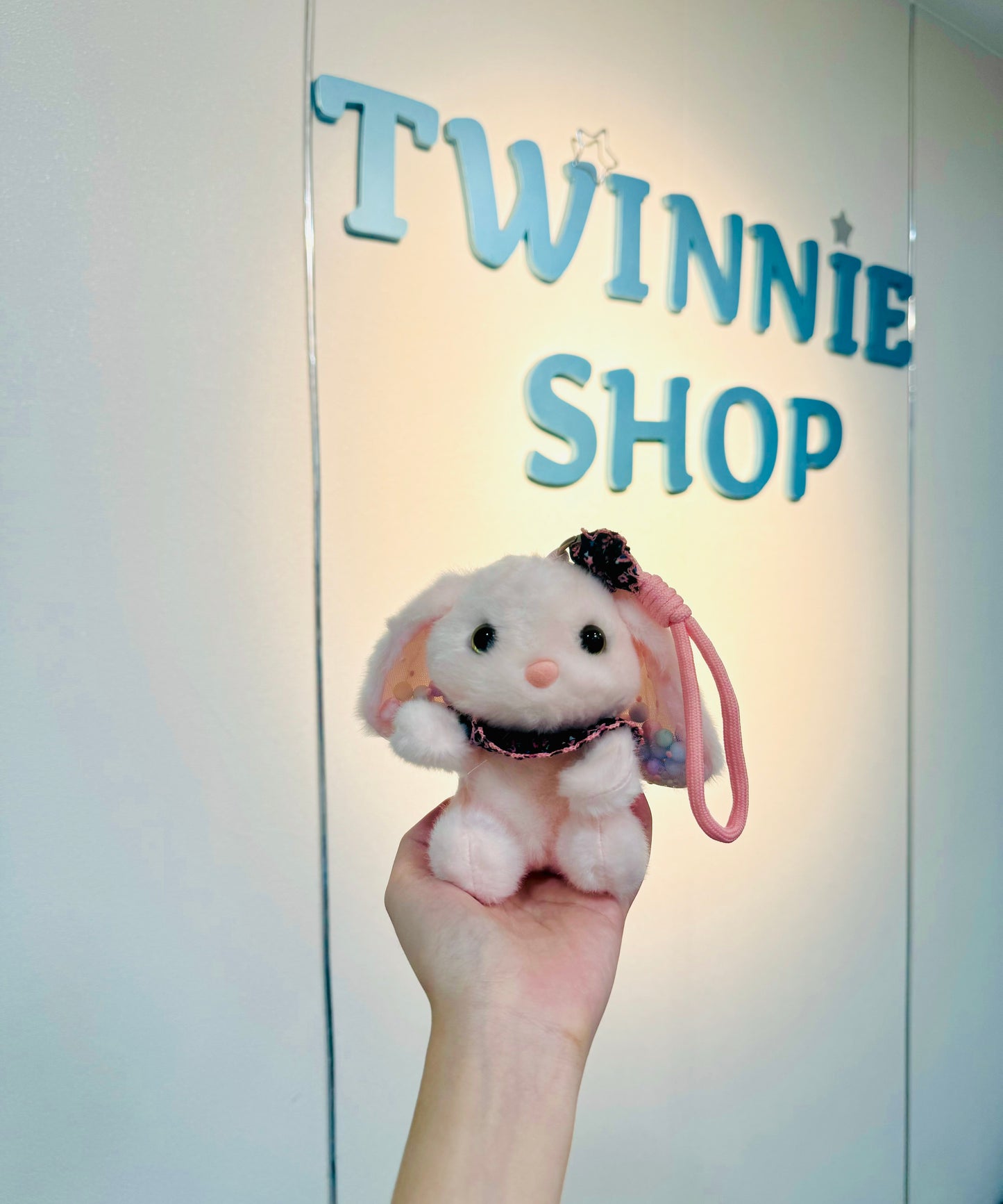 Mg | Ribbon rabbit keychain