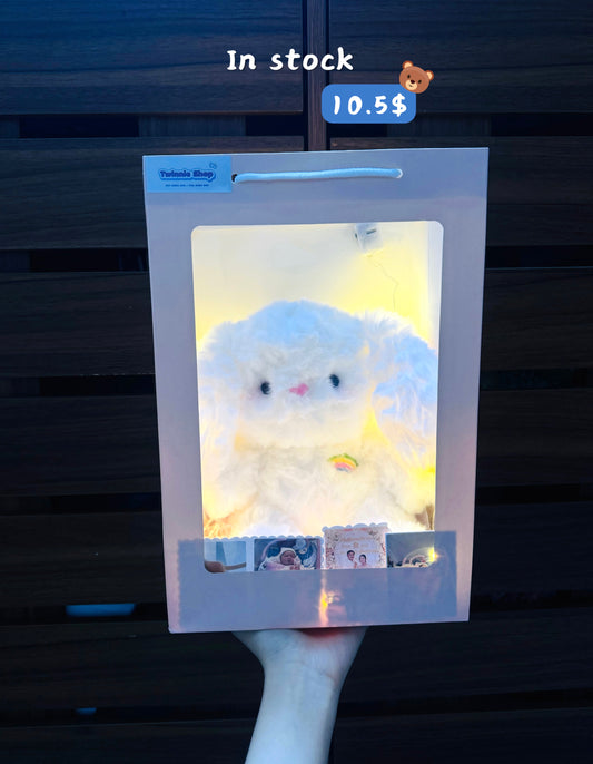 SRB | White bunny gift bag