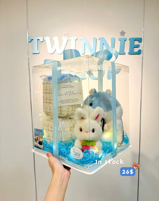 FWB | Hamster blue rose box
