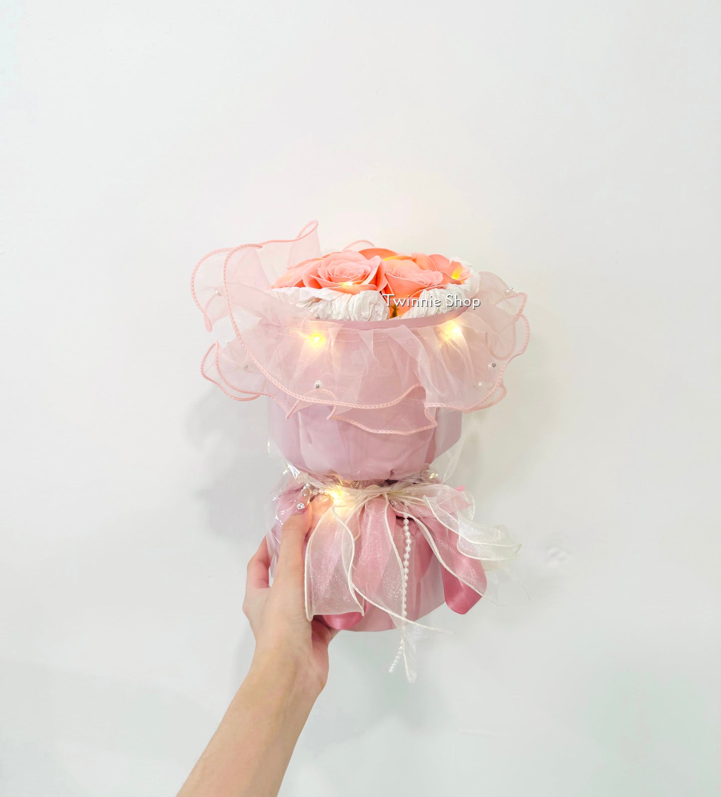 FW | Pink rose flower bunch