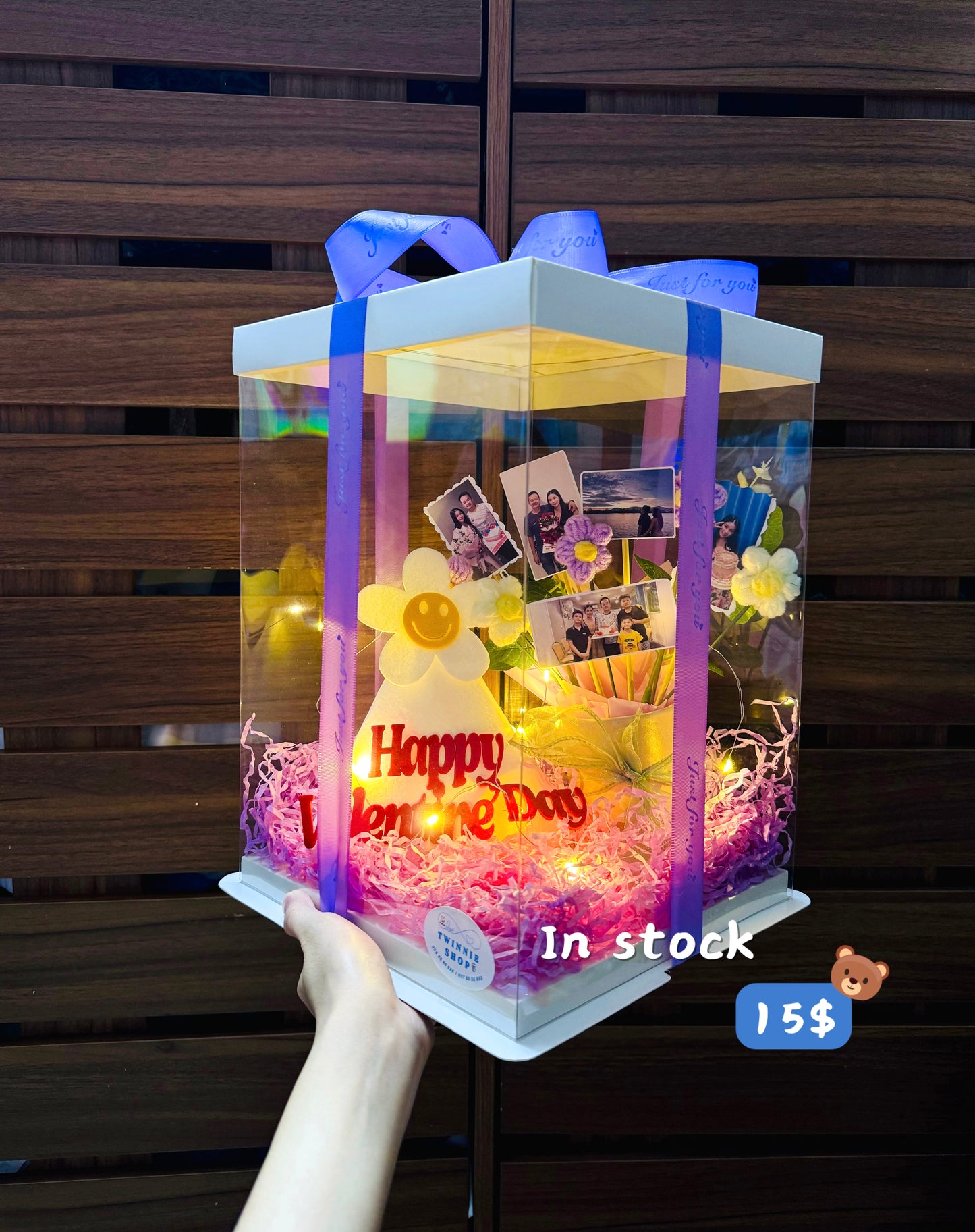 VLT | Photo flower valentine set