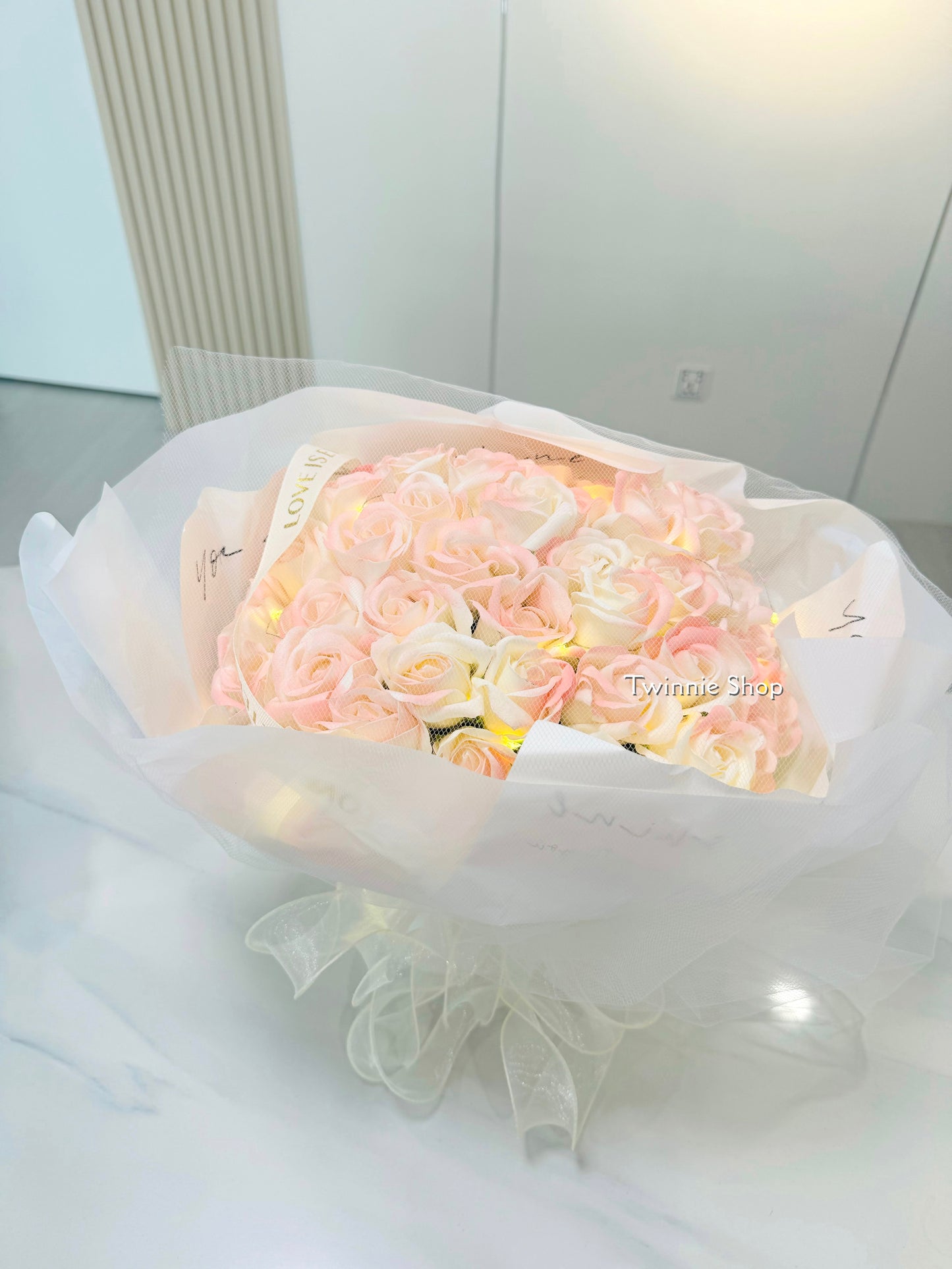 FW | Pink rose big bunch
