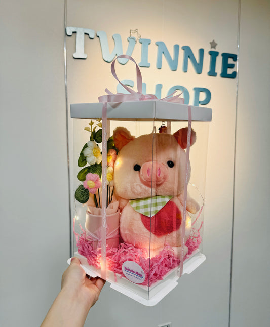 SRBFW | cute pig flower set