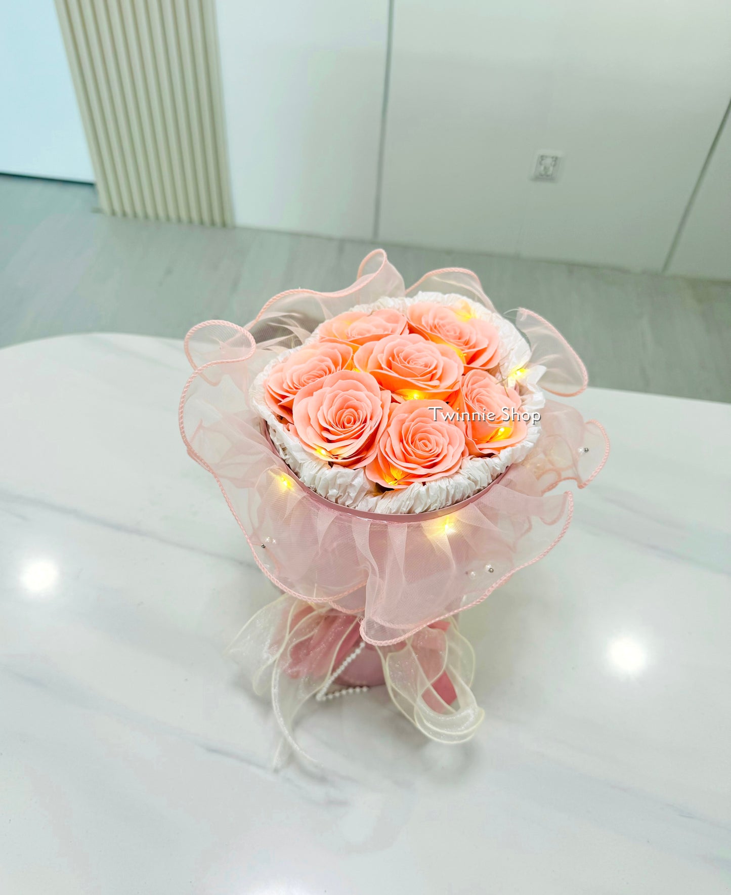 FW | Pink rose flower bunch