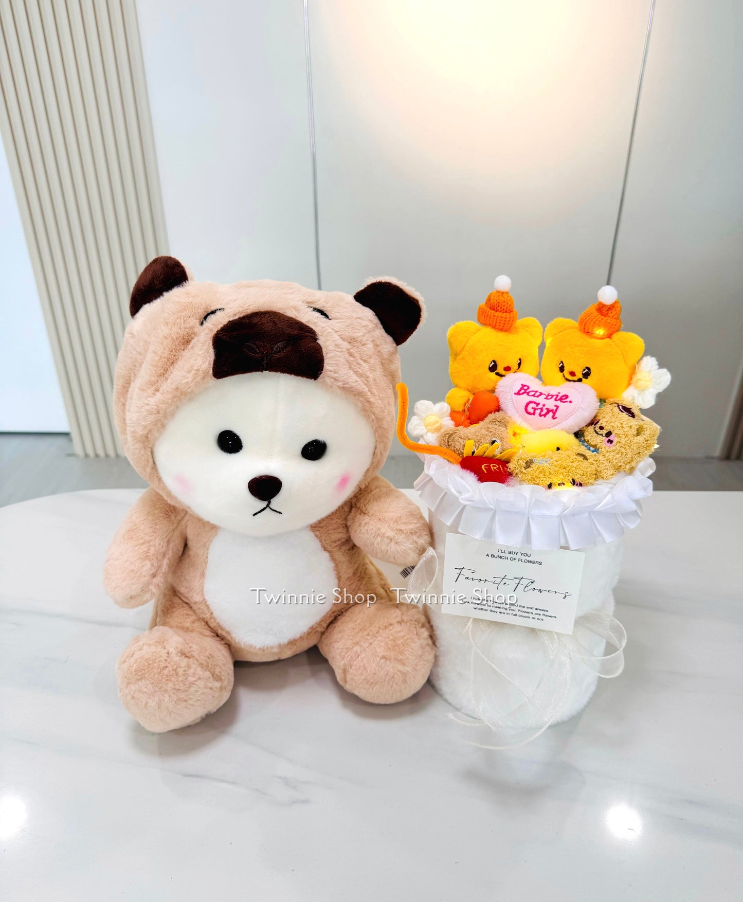 TDFW | Teddy bear flower set