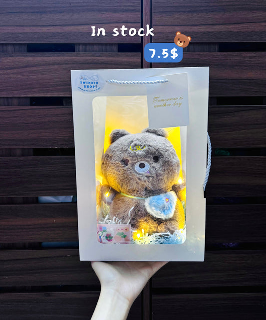 SRB | brown Bear gift bag