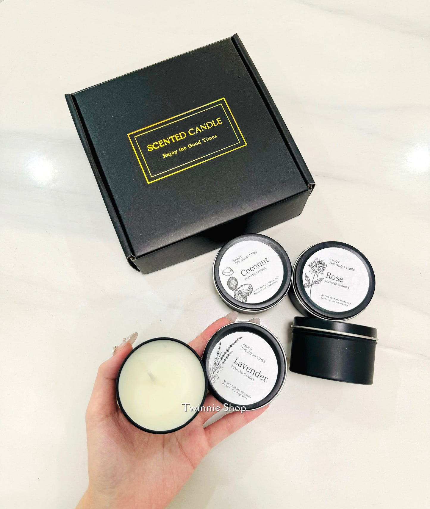 CD | Black candle mix scent gift