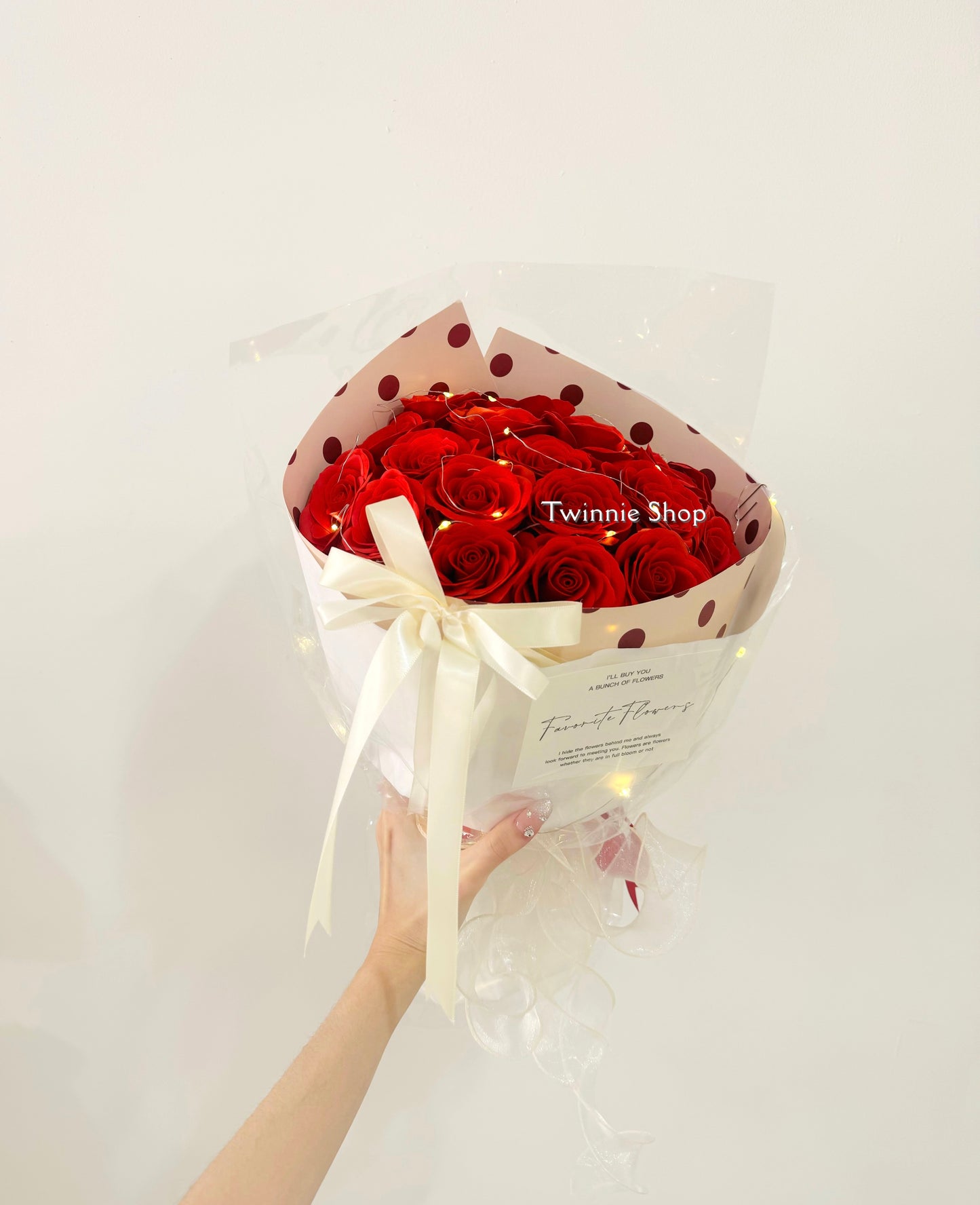 FW | Red rose flower bunch