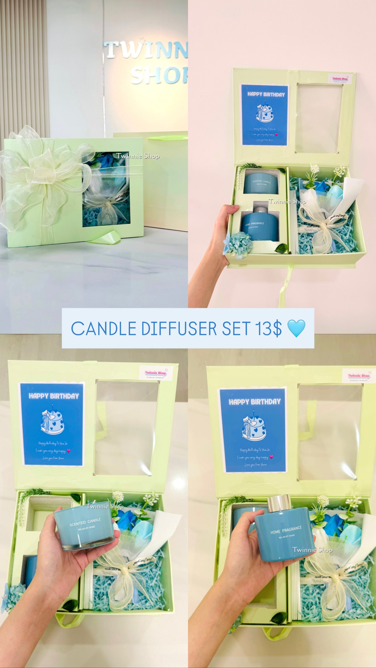 CD | Candle Diffuser flower set