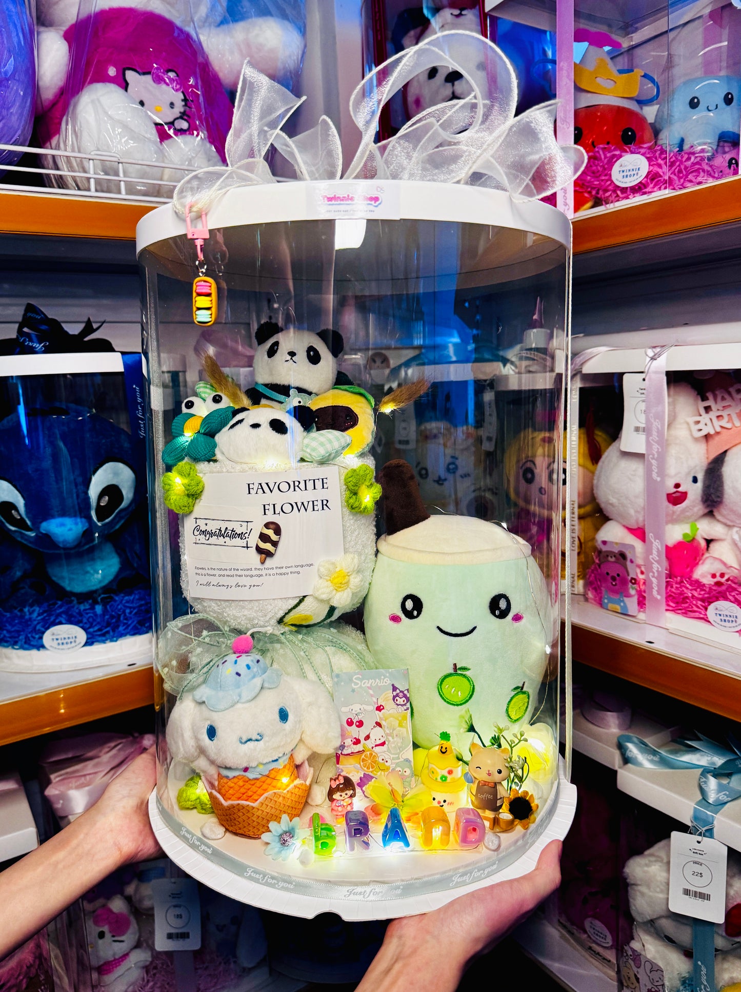 FWB | Green flower big set