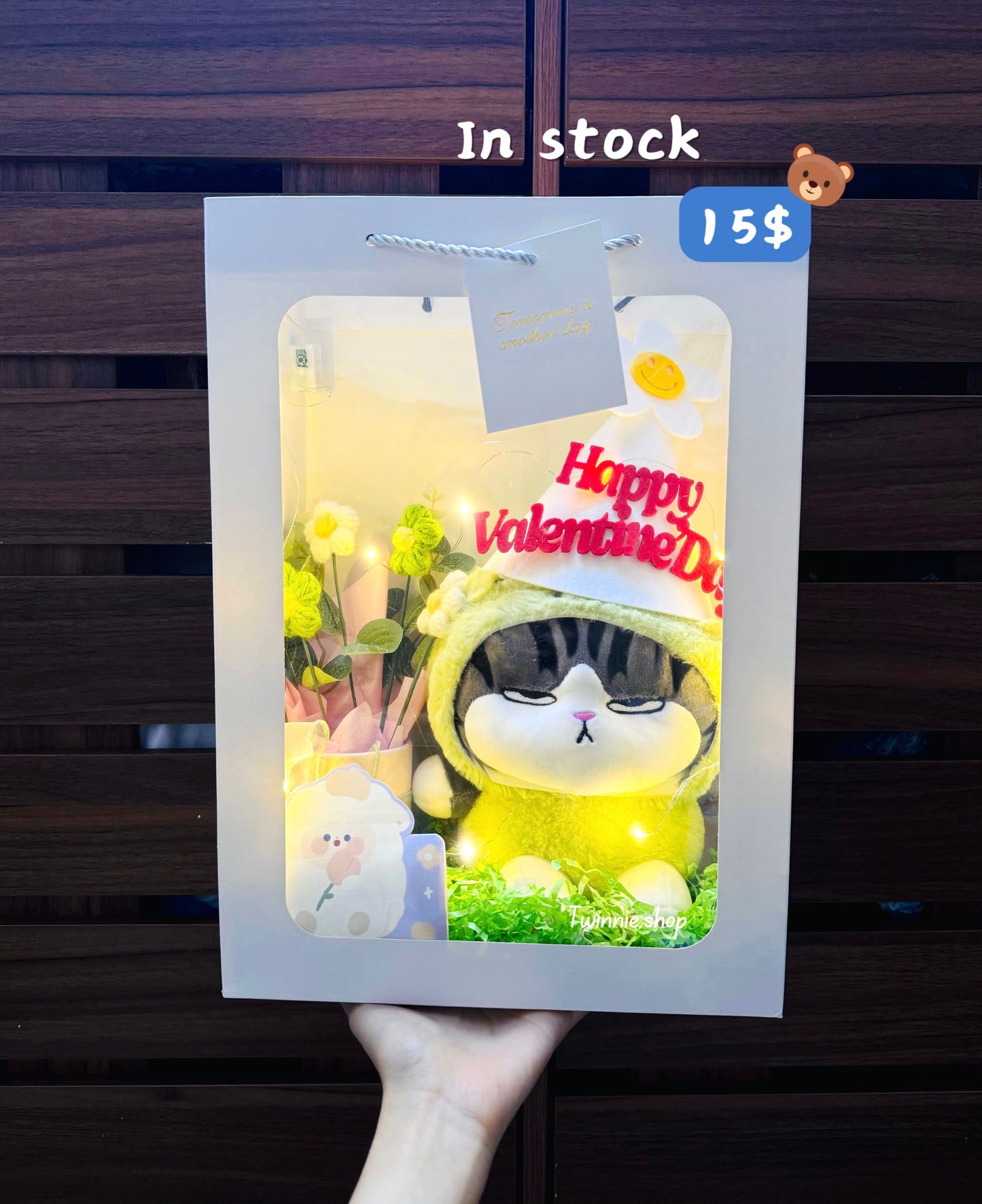 VLT | Green cat valentine bag