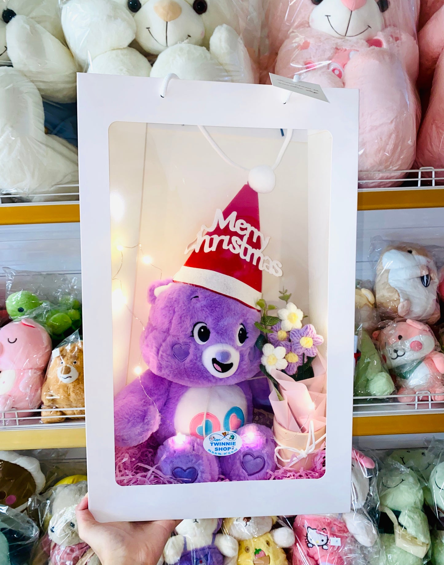Xmas | Care bear Christmas gift bag