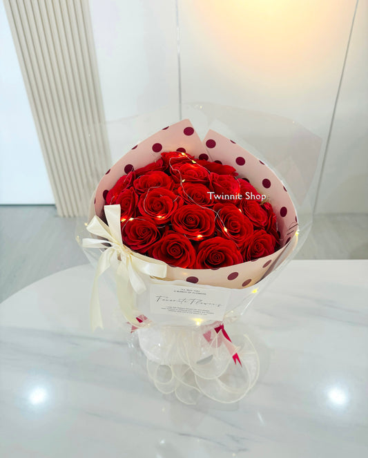 FW | Red rose flower bunch