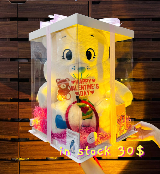 VLT | White care bear valentine set