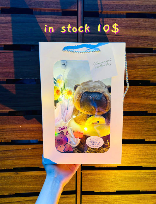 SRBFW | Capybara flower gift bag