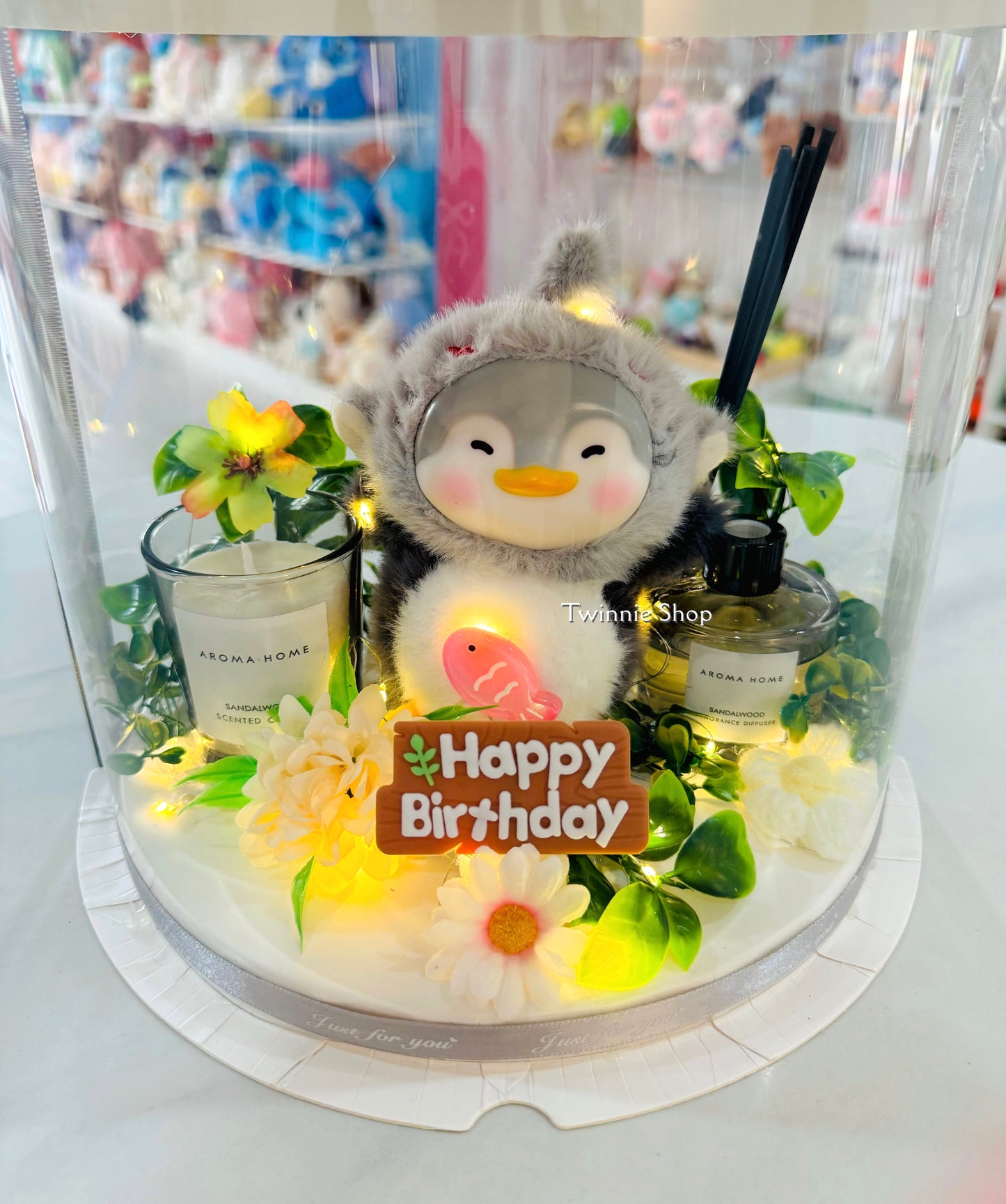 CD | Penguin candle flower set