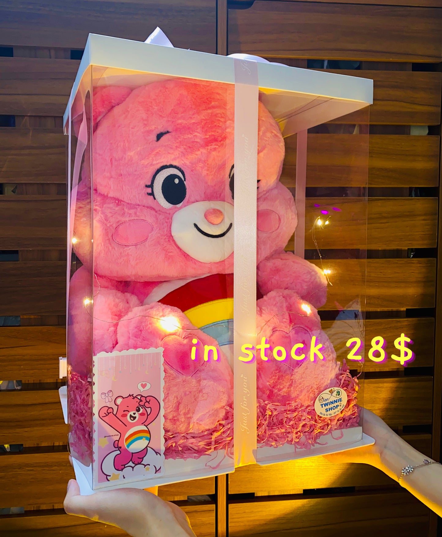 BB | pink care bear gift set