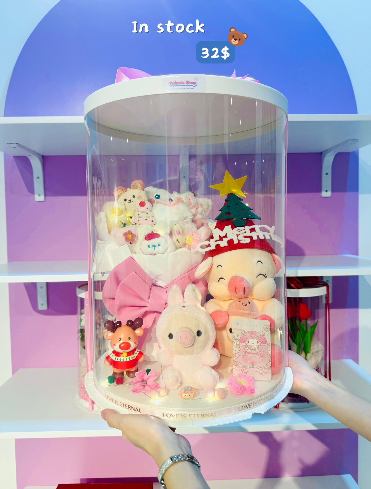XMAS | Piggy flower Christmas set