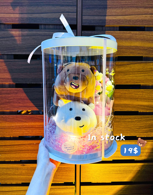 CPB | We bare bear flower set