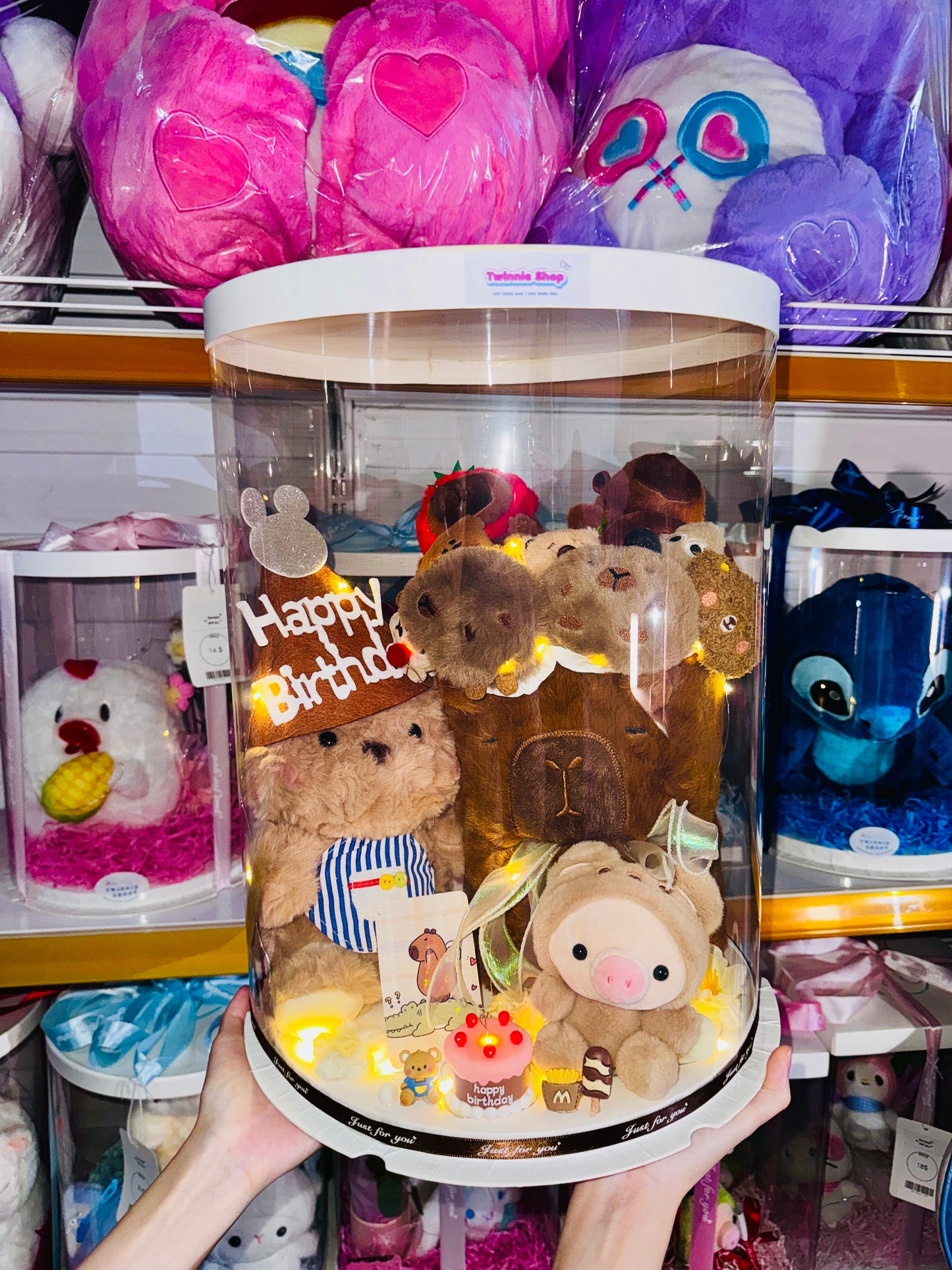 FWB | Brown flower big set