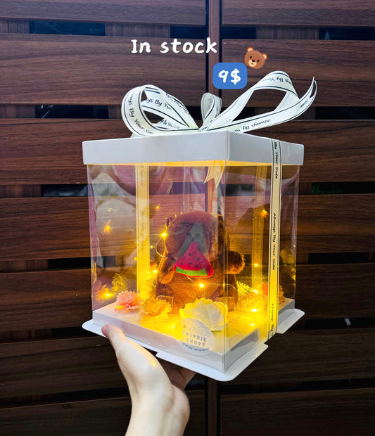 KCB | Capybara keychain flower box
