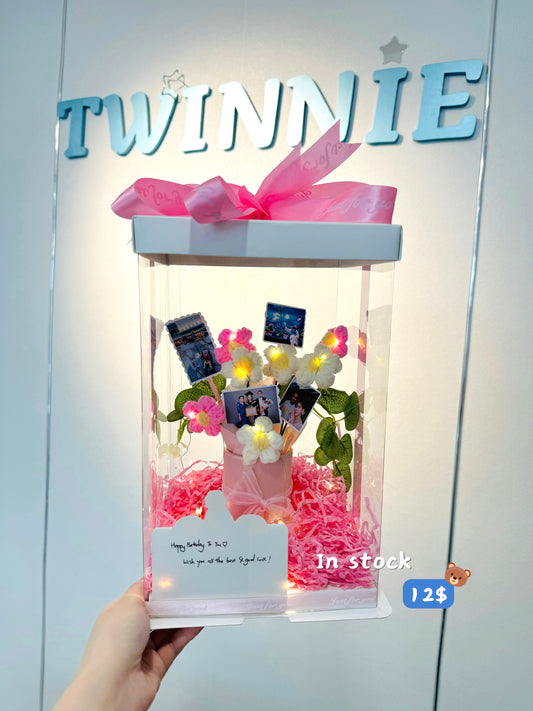 FWB | Pink photo flower gift set