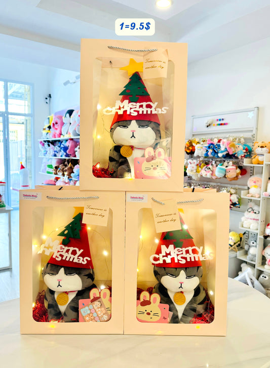 Xmas | Moody cat  gift bag