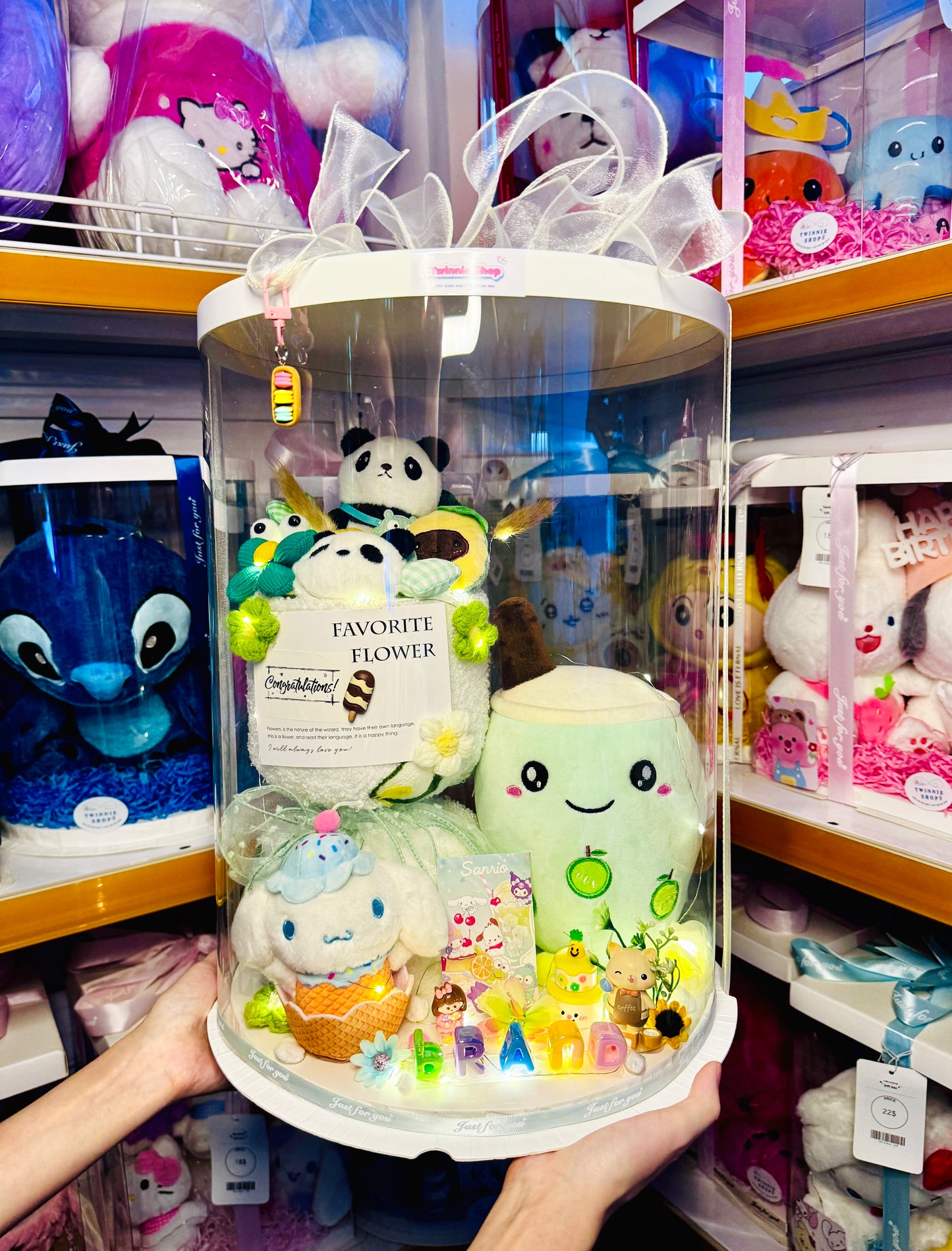 FWB | Green flower big set