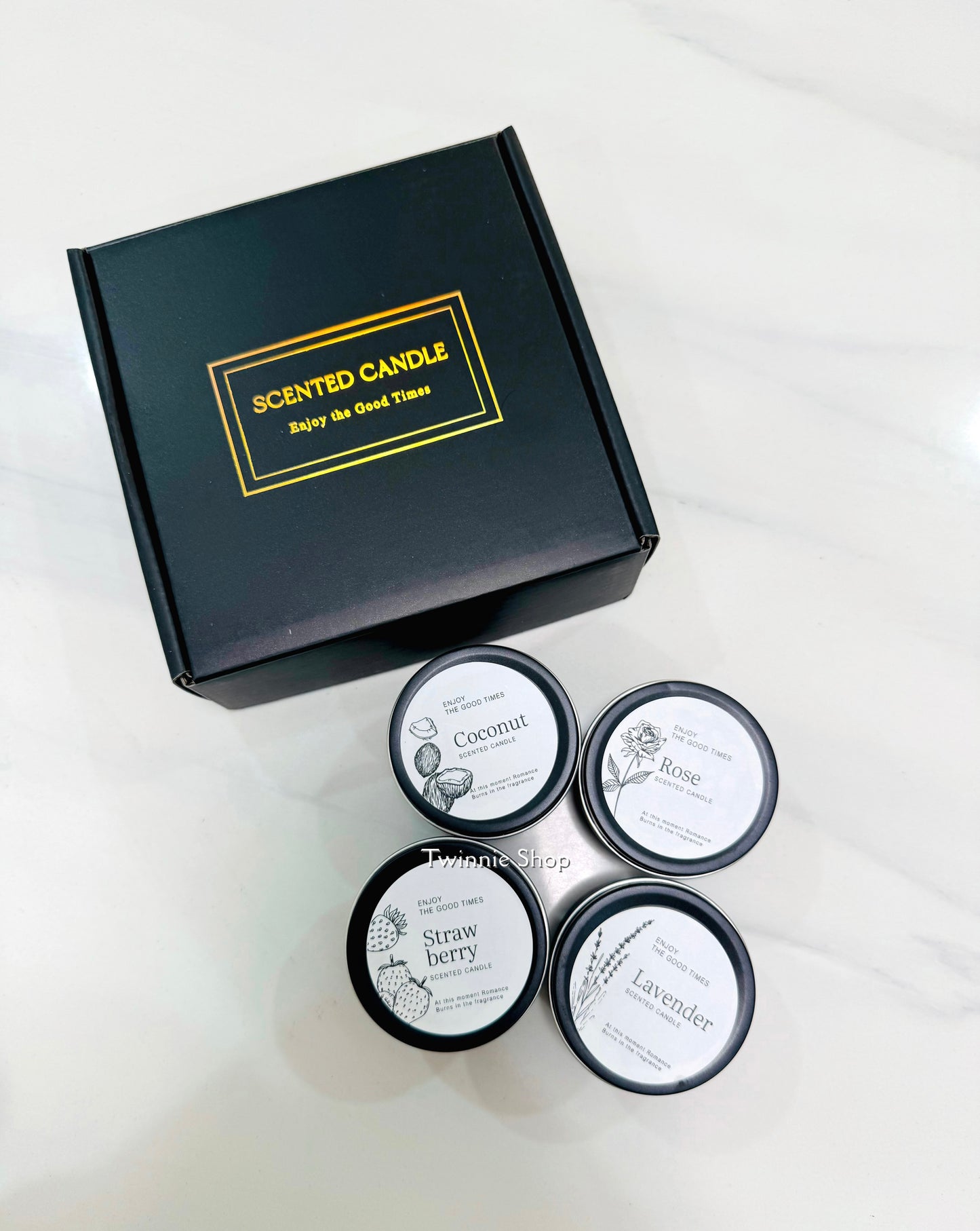 CD | Black candle mix scent gift