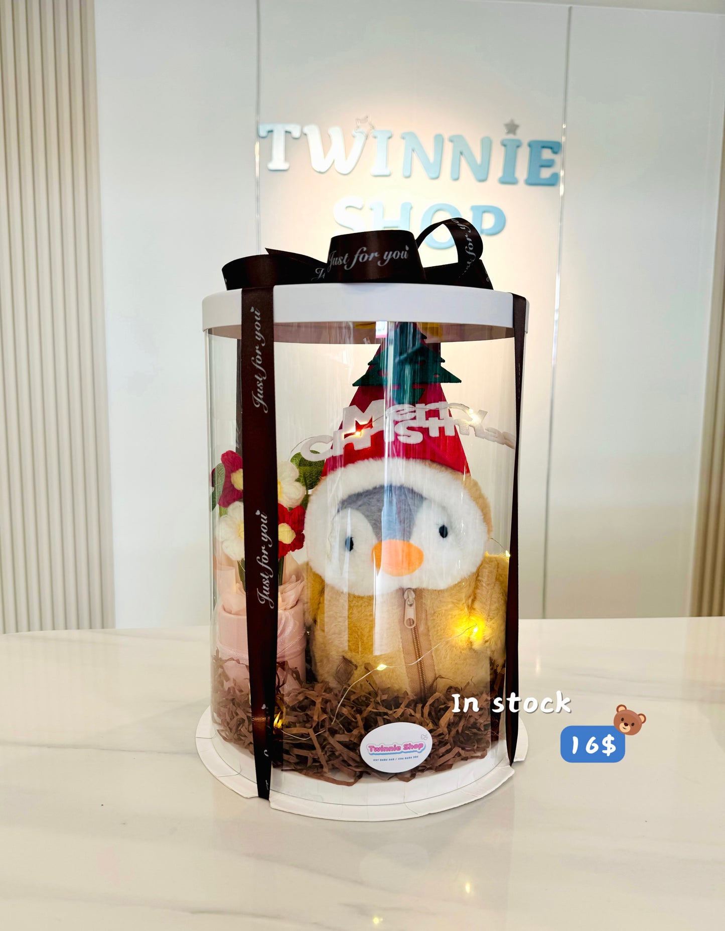 Xmas | Brown Penguin gift set