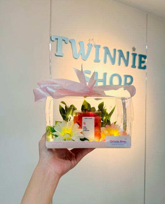CD | Candle flower gift box