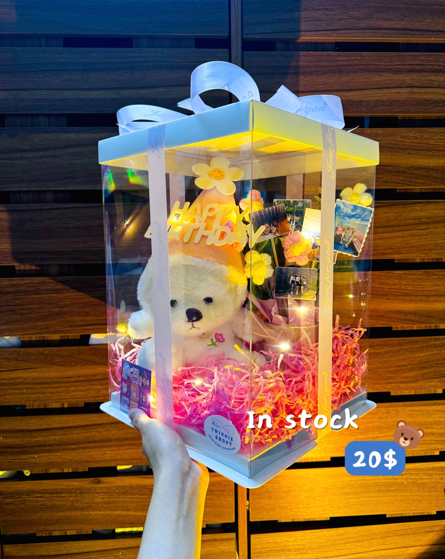 FWB | Teddy photo birthday box