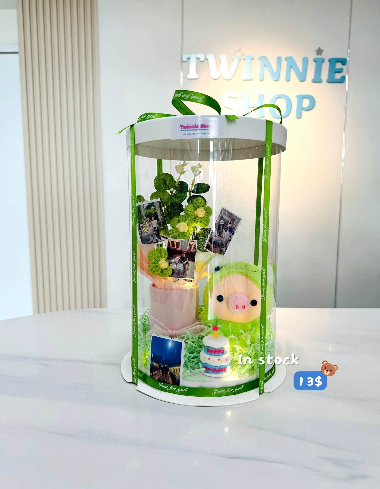 KCB | Piggy photo flower set