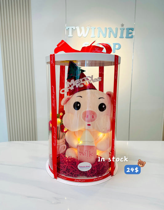 BB | Milk piggy Christmas set