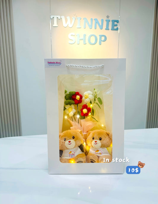 KCB | Bear keychain couple set