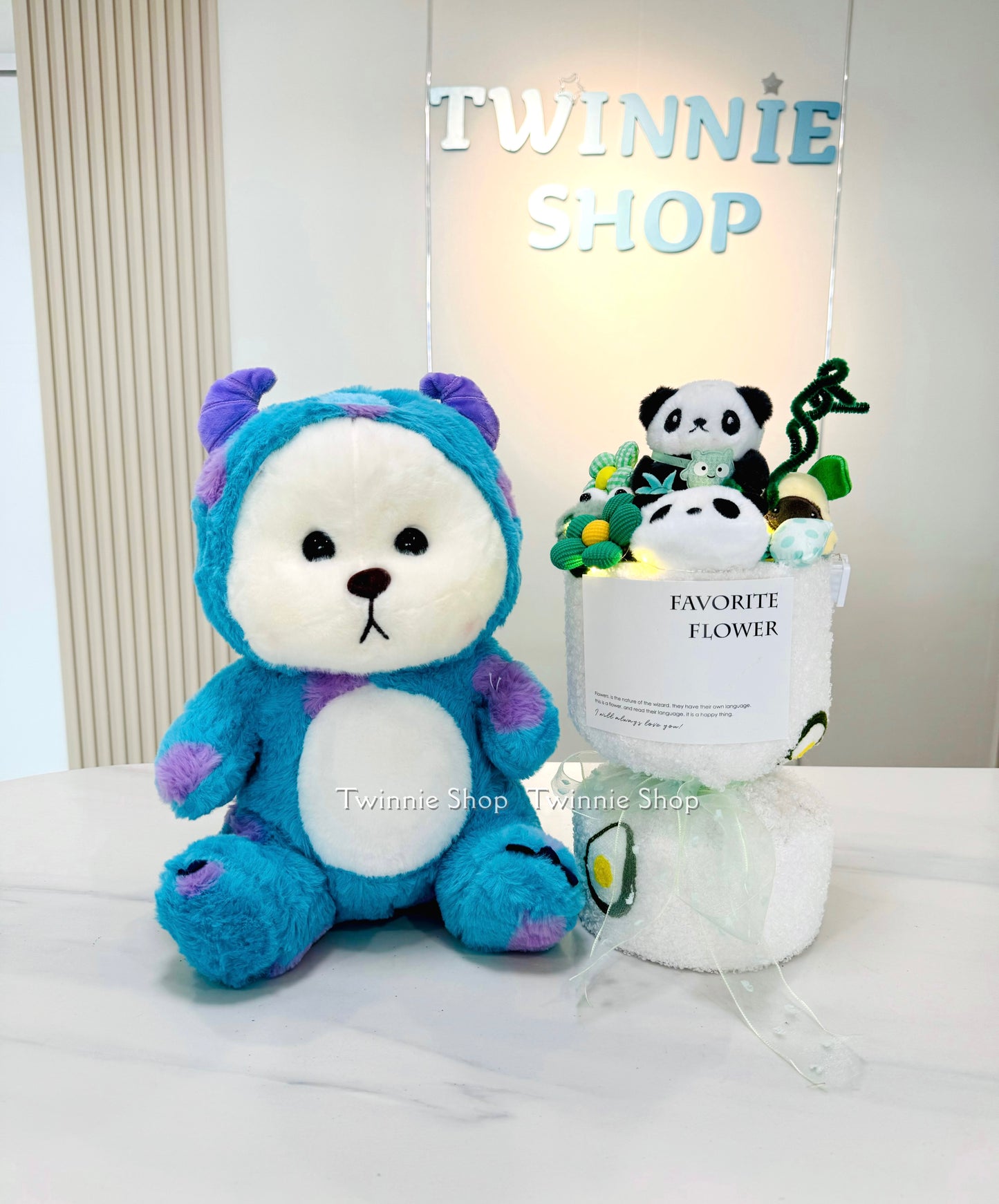 TDFW | Teddy bear flower set