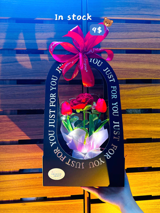 FWB | Rose & Tulip flower bag