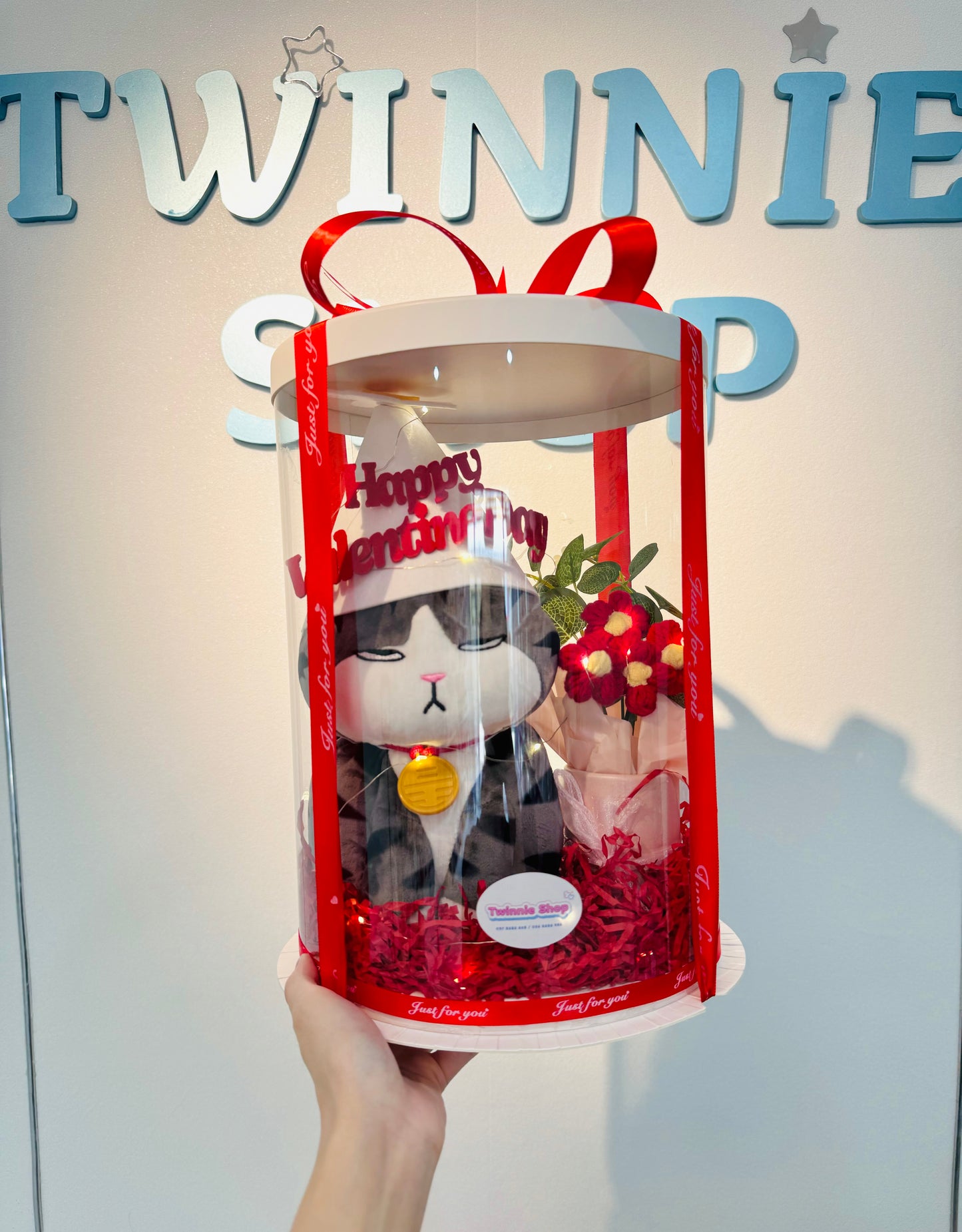 VLT | Cat flower valentine gift set