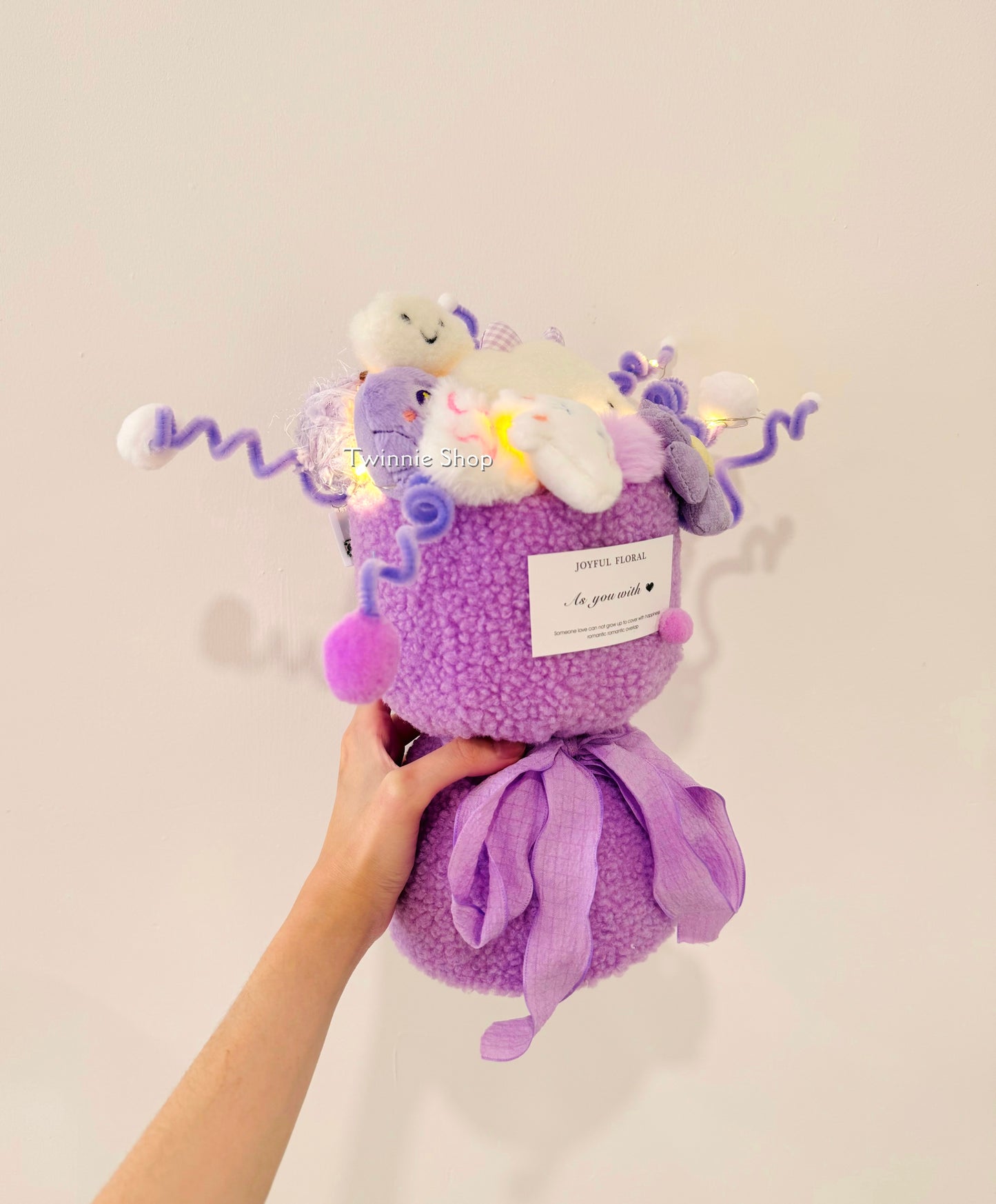 FW | Purple cloud flower bucnh
