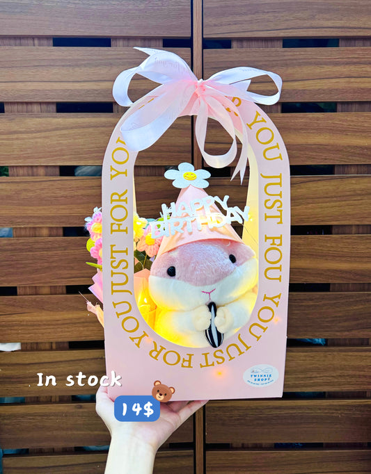 BD14 | Hamster birthday gift bag