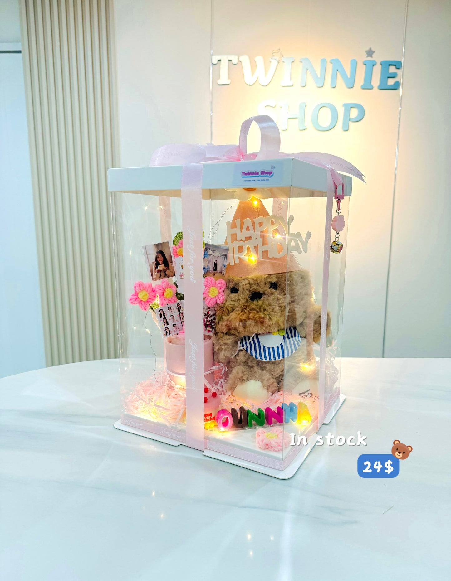 FWB | Bear photo flower name set
