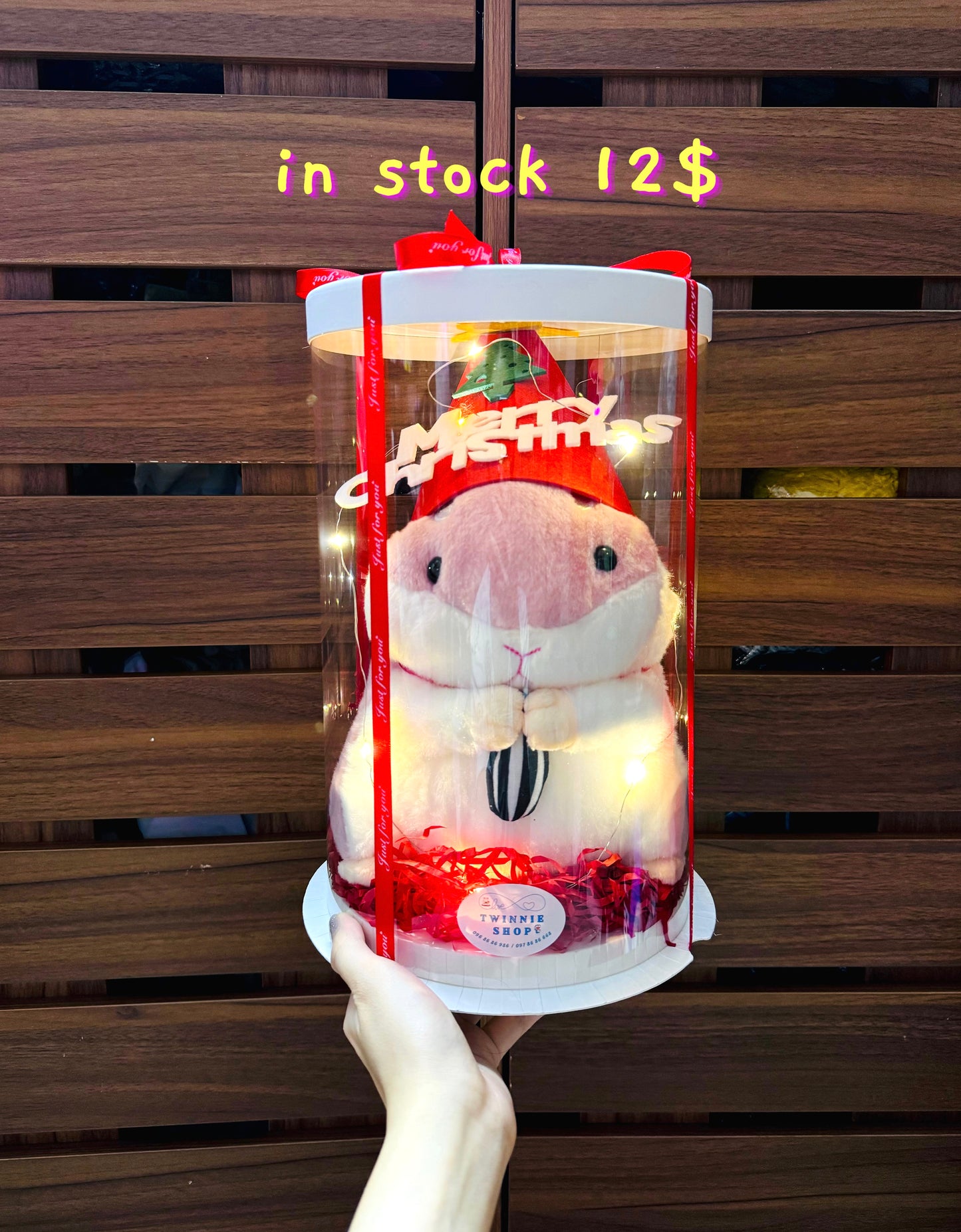 Xmas | Pink hamster small set