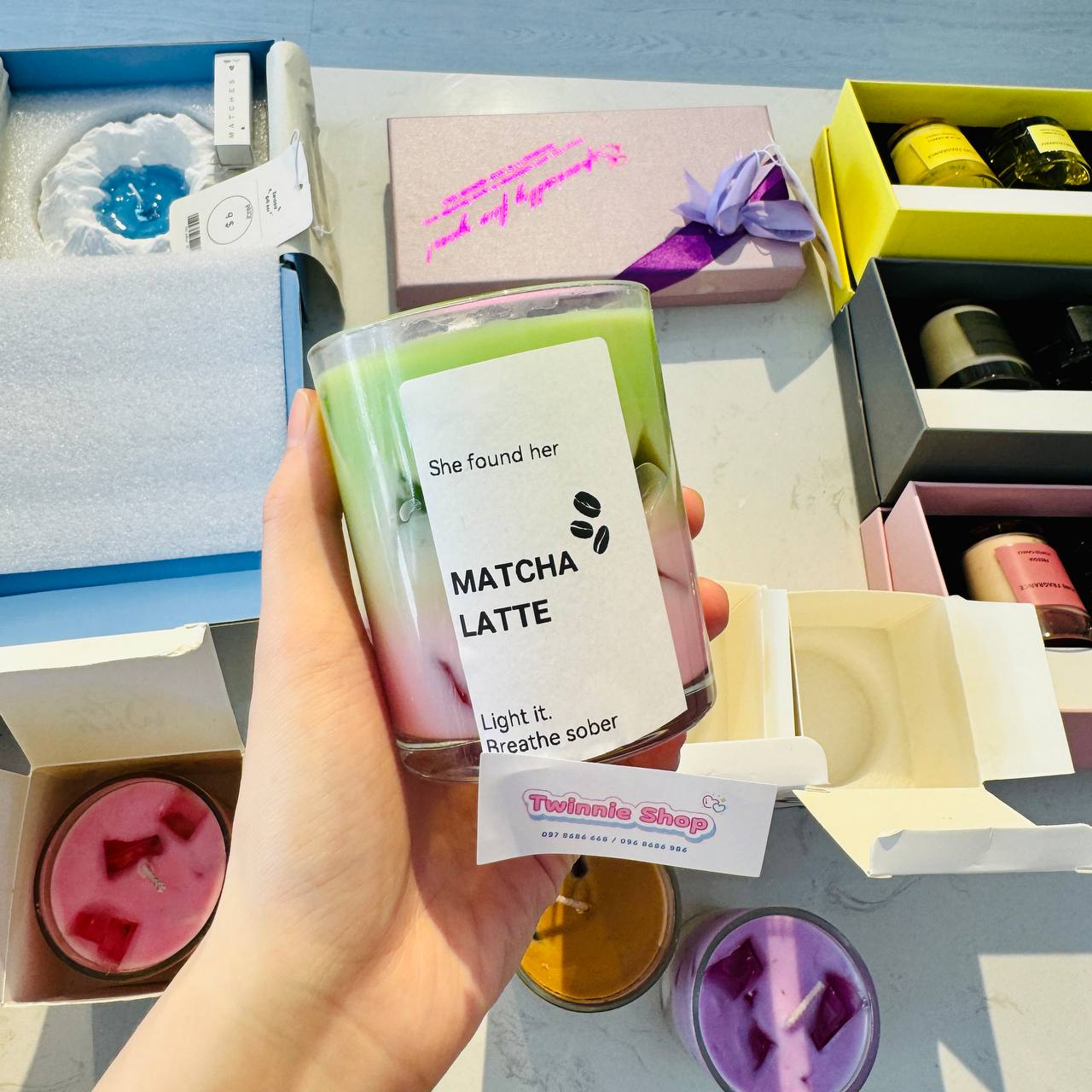 CD | Latte candle
