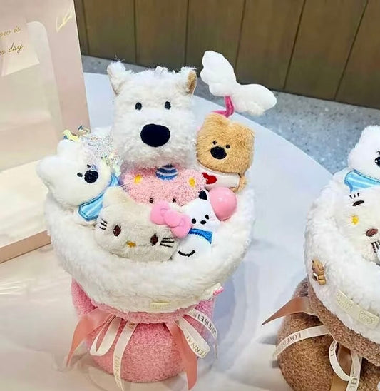 FW | Puppy flower bunch