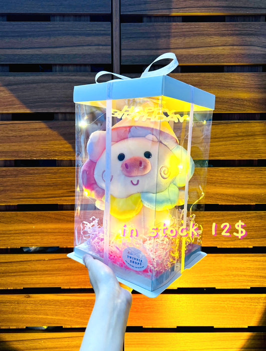 SRBBD | rainbow pig birthday gift box