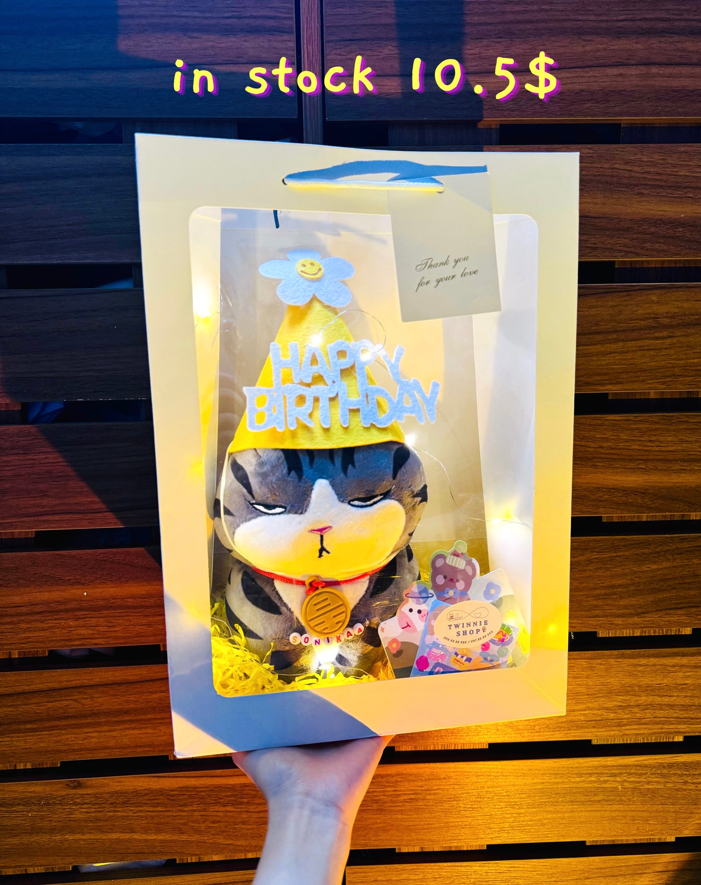BD | Cat birthday gift bag